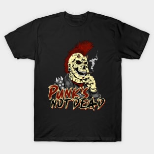 Punk's not Dead Punker Skull T-Shirt